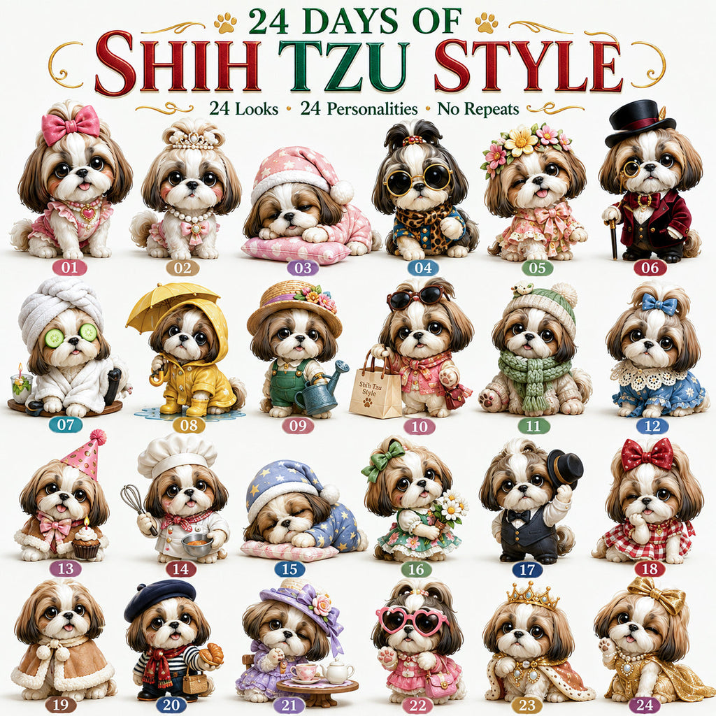 24 Days of Shih Tzu Style Limited Edition Advent Calendar 2026