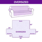 Christmas Village Quilted Sofa Cover