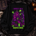 I Myself Am A Haunted House Shirt | Neon Goth Spooky Tee