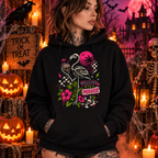 Skeleton Flamingo Graphic Tee Summerween Edgy Sweatshirt