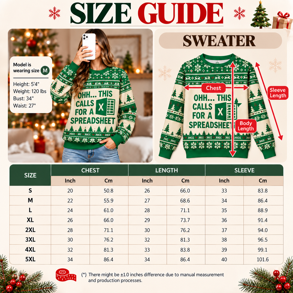 Dark Gothic Christmas Illusion Sweater