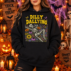 Dilly Dallying Skeleton Shirt Funny Procrastination Tee