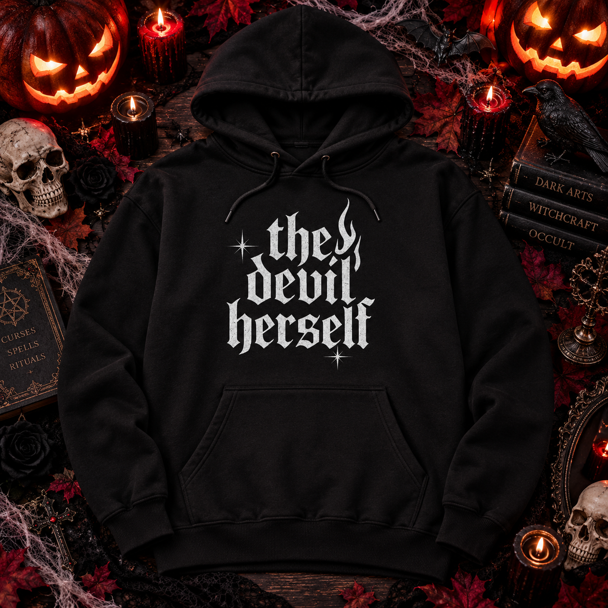 The Devil Herself Shirt & Hoodie Goth Grunge Apparel