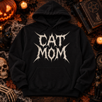 Heavy Metal Cat Mom Shirt, Edgy Goth Tee