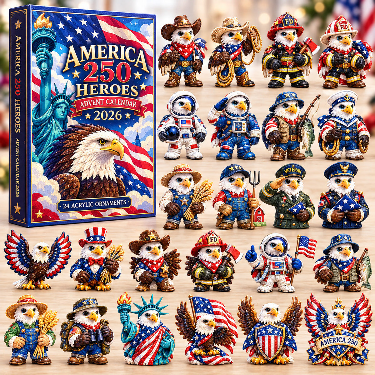 America 250 Eagle Heroes Limited Edition Advent Calendar 2026
