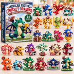 American Football Crochet Dragon Advent Calendar 2026