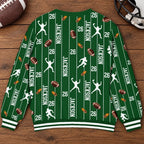 American Football Player 2026 Personalized Ugly Sweater