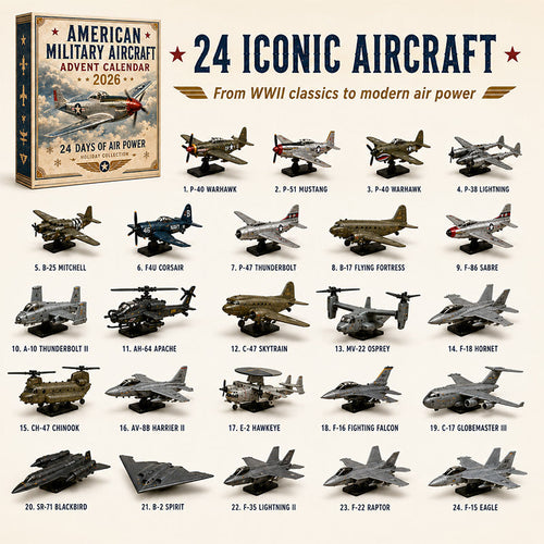 American Military Aircraft 24 Days of Air Power Advent Calendar 2026