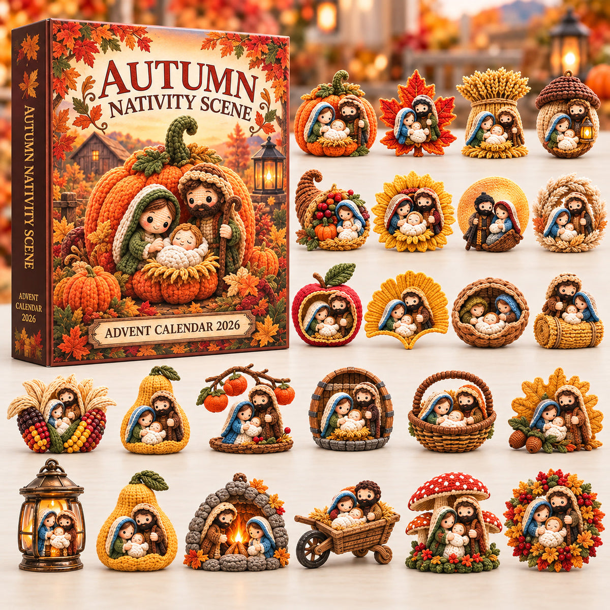 Autumn Nativity Scene Limited Edition Advent Calendar 2026
