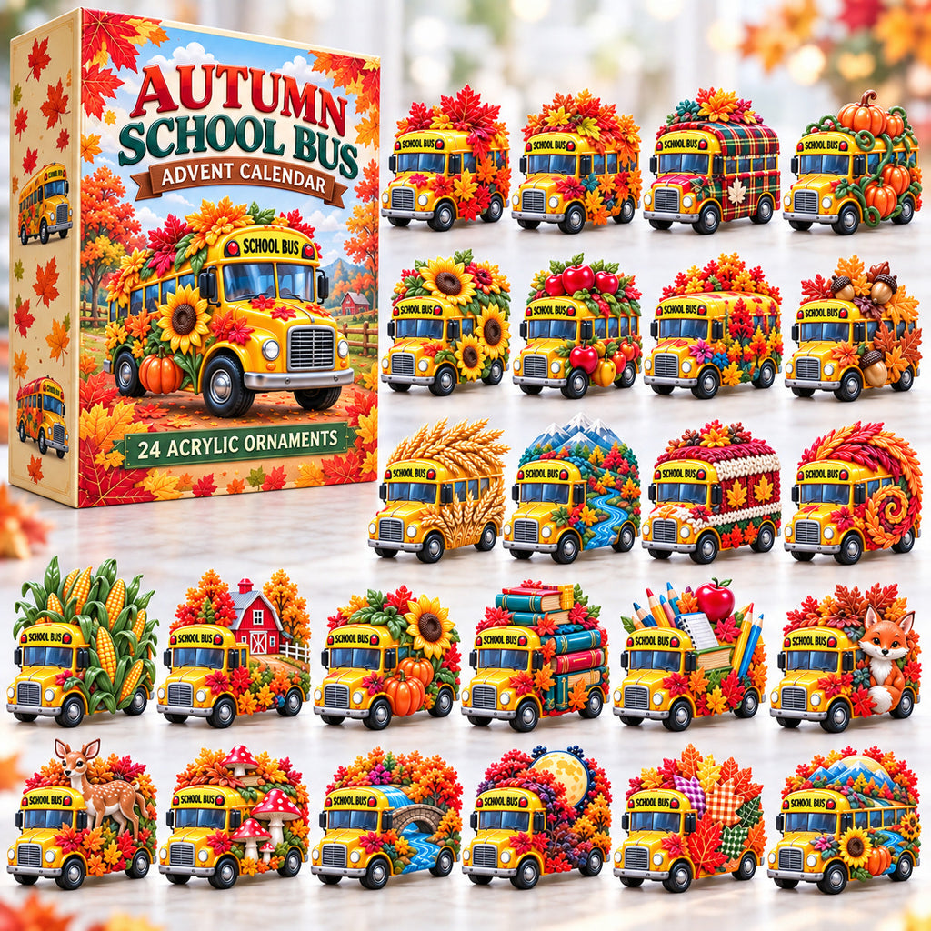 Autumn School Bus Limited Edition Advent Calendar 2026