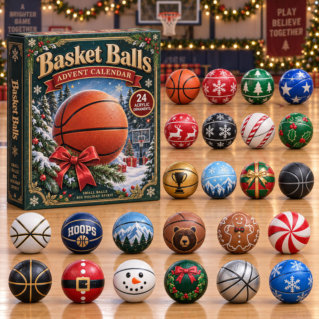 Basket Balls 24 Days Festive Countdown Advent Calendar 2026