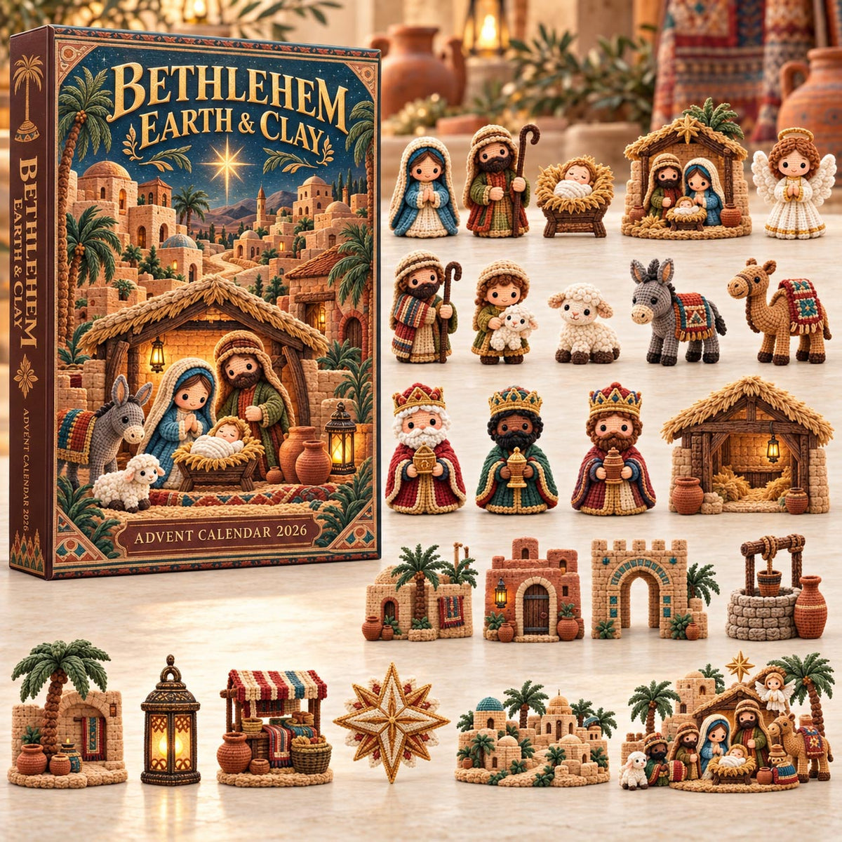 Bethlehem Earth Clay Limited Edition Advent Calendar 2026