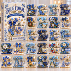 Blue Floral Baking Mixer Christmas Advent Calendar 2026