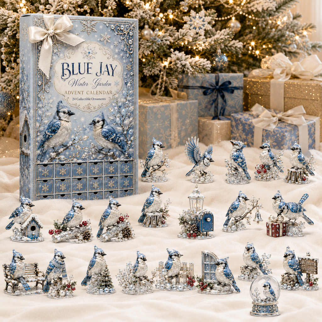 Blue Jay 24 Days Christmas Countdown Collectible Figurines Advent Calendar 2026