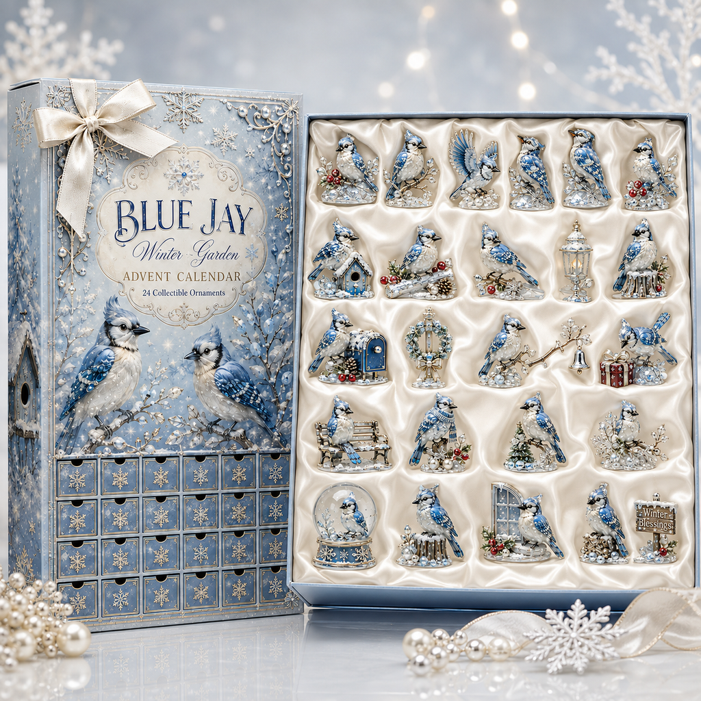 Blue Jay 24 Days Christmas Countdown Collectible Figurines Advent Calendar 2026