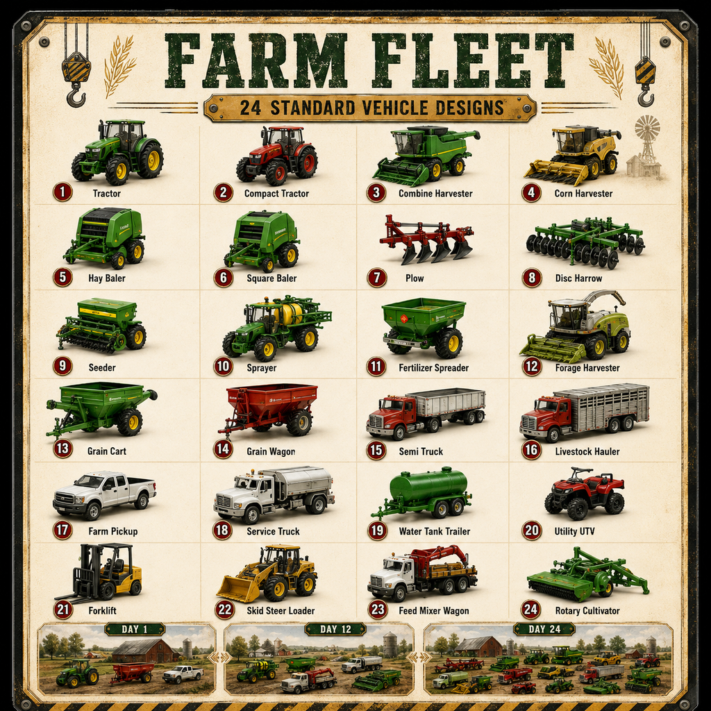 Build the Fleet Collection 24 Days Vehicle Advent Calendar 2026