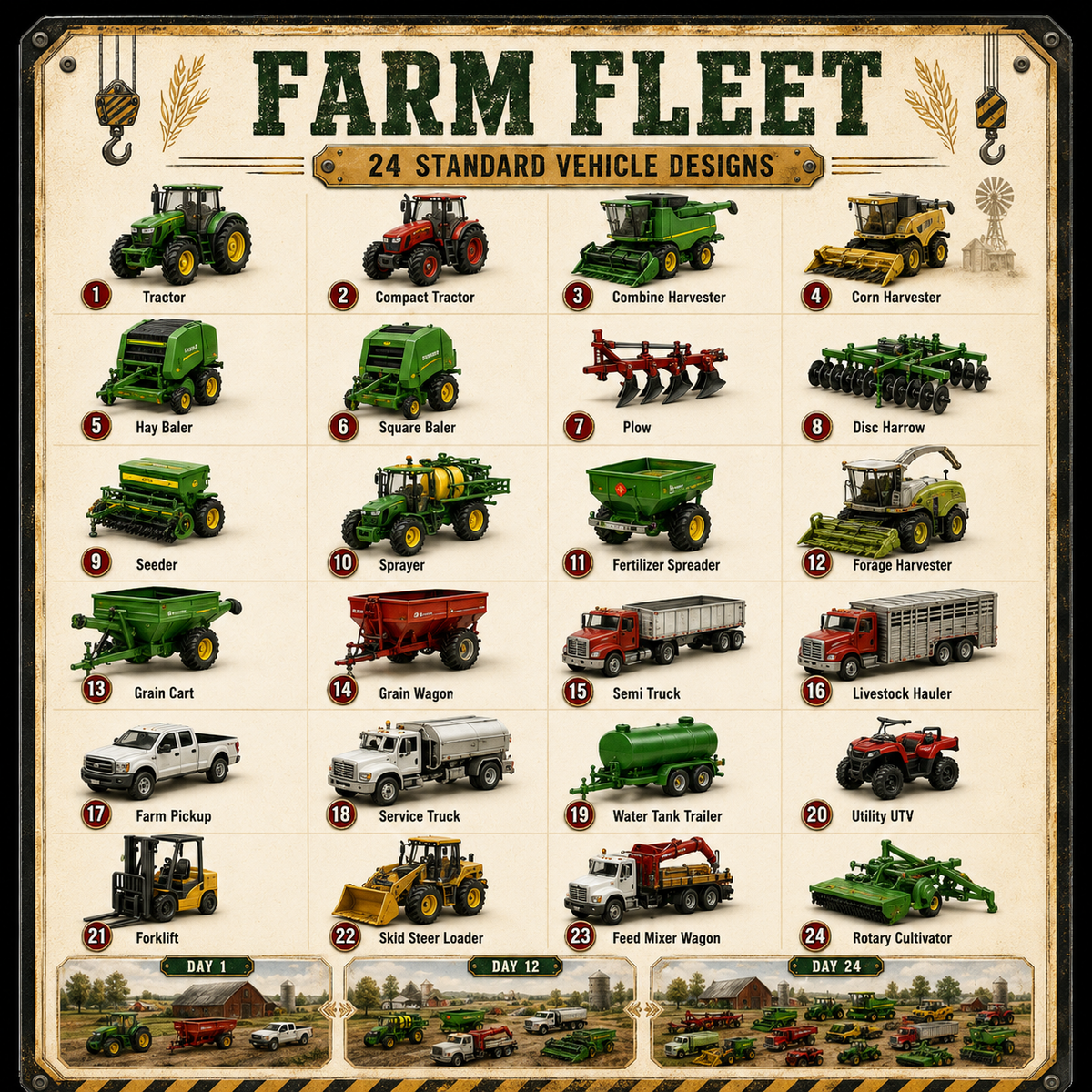 Build the Fleet Collection 24 Days Vehicle Advent Calendar 2026