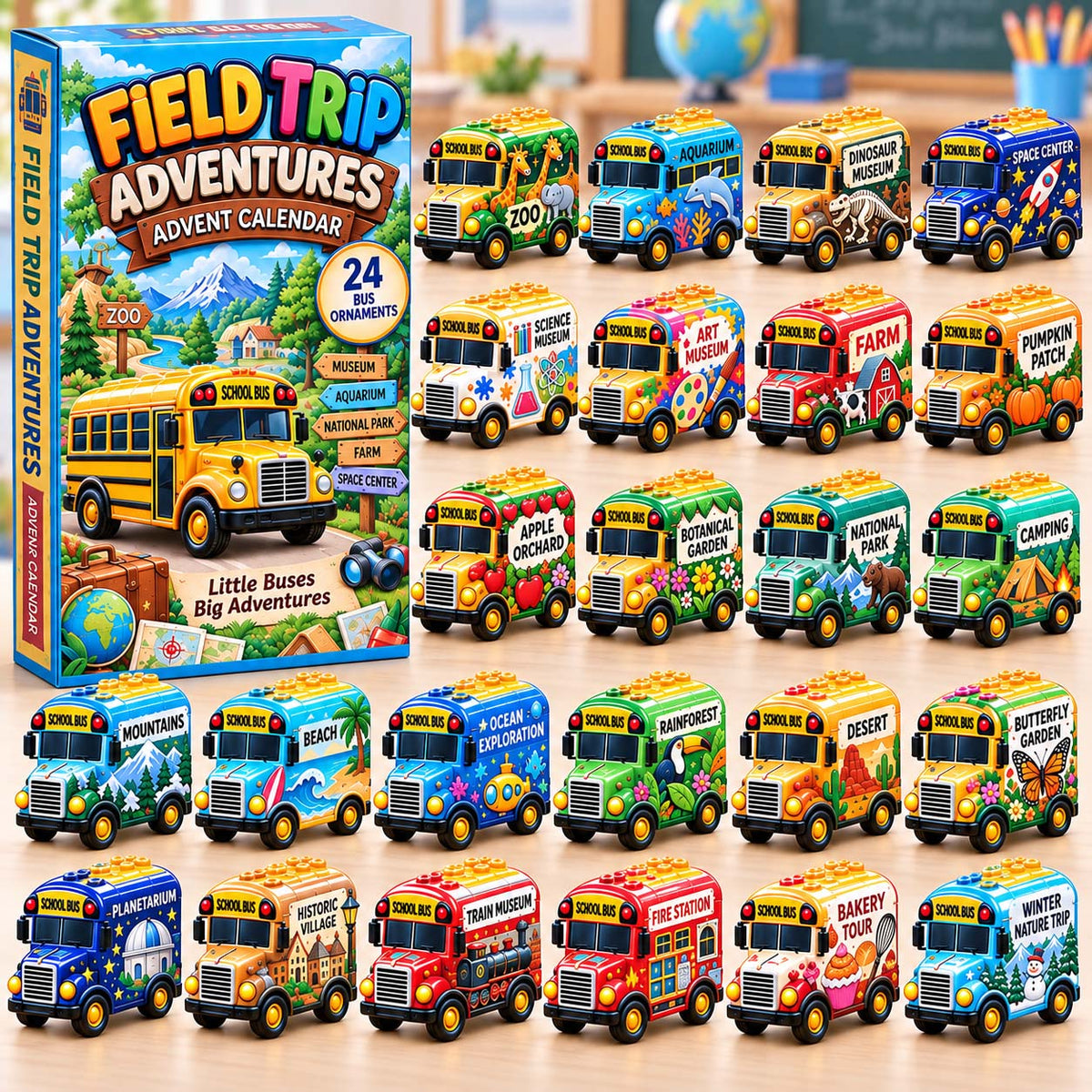 Bus Field Trip Adventures Advent Calendar 2026