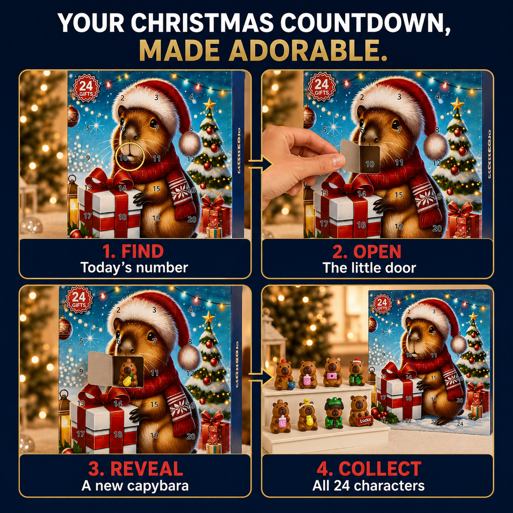 Capybara Christmas Limited Edition Advent Calendar 2026