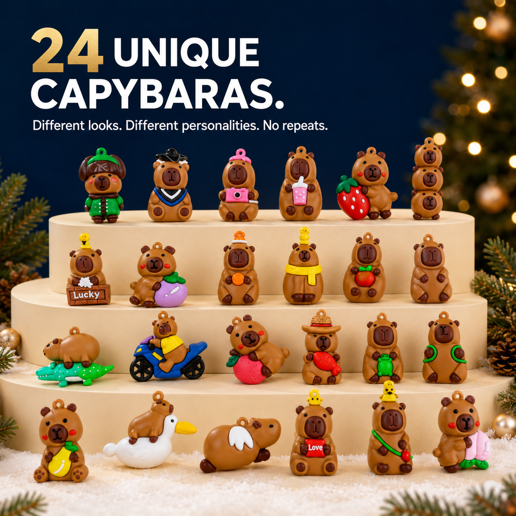 Capybara Christmas Limited Edition Advent Calendar 2026