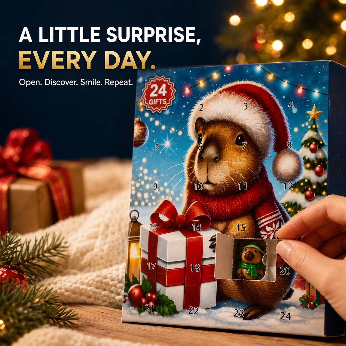 Capybara Christmas Limited Edition Advent Calendar 2026