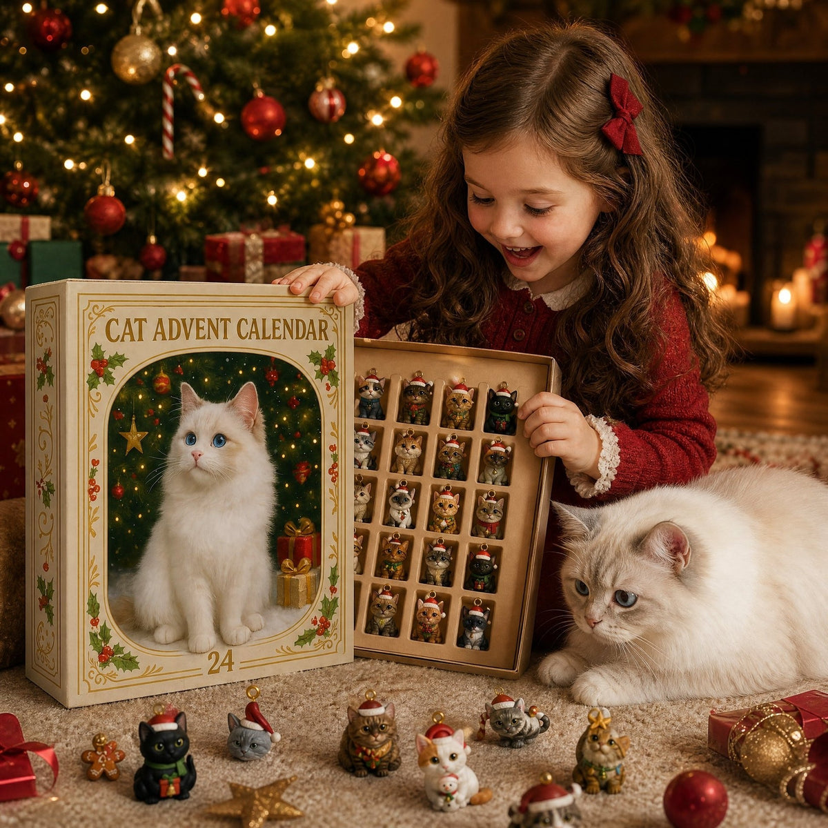 Cat Gift For CatOwners and Lovers Christmas Holiday Advent Calendar 2026