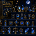 Celestial Observatory 24 Days Crystal Astronomy Miniature Advent Calendar 2026