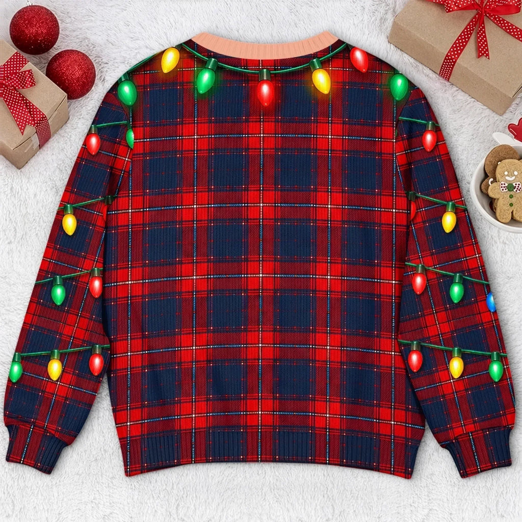 Cheeky Body Illusion Christmas Party Ugly Sweater