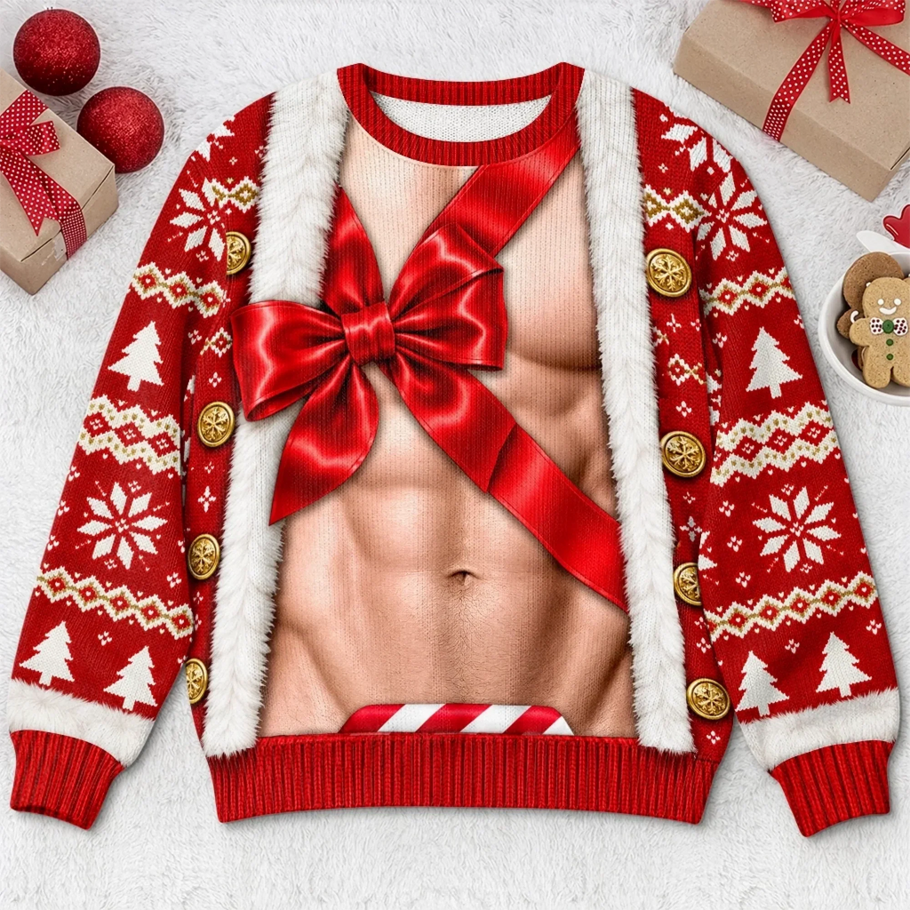 Christmas Bow Gifts Ugly Sweater