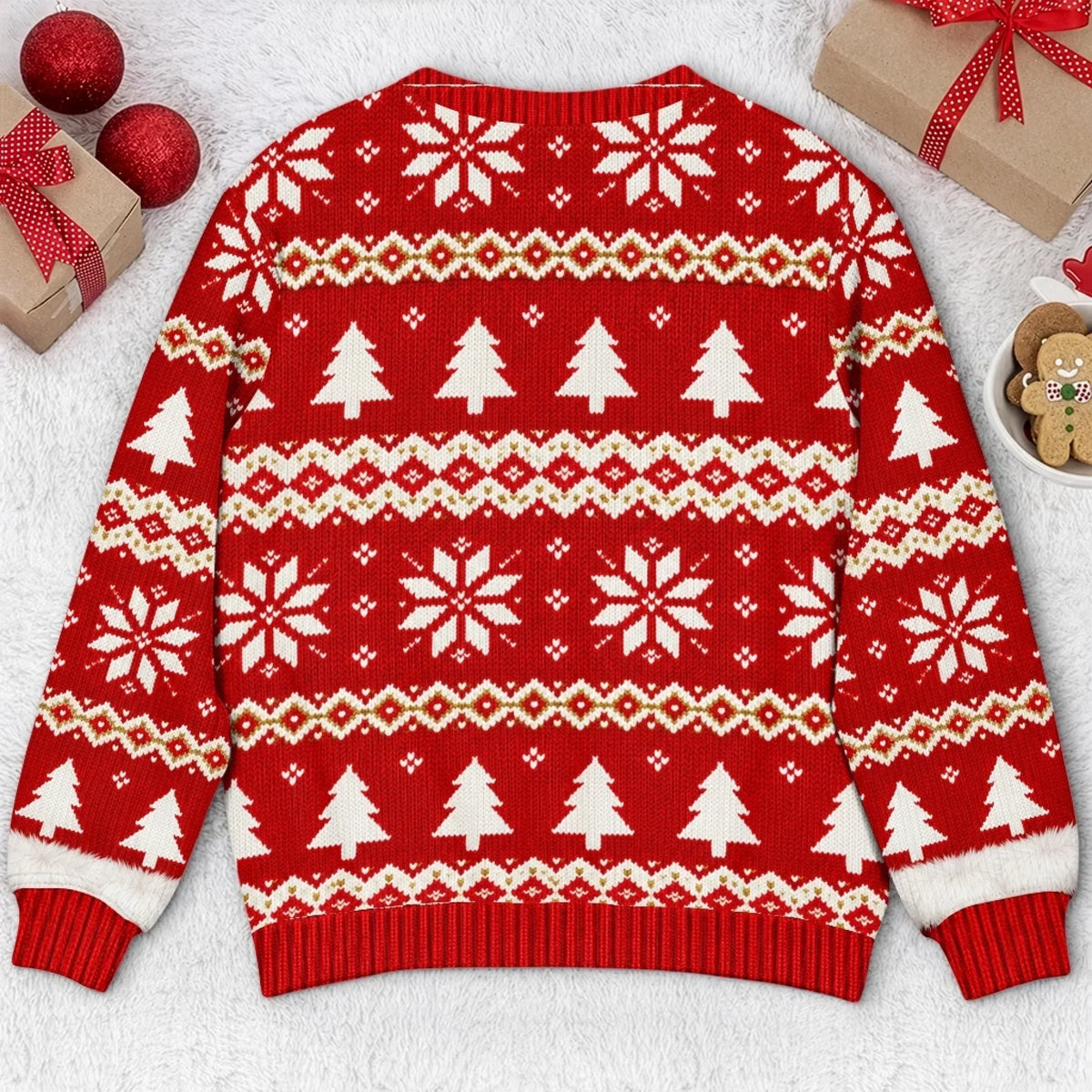 Christmas Bow Gifts Ugly Sweater