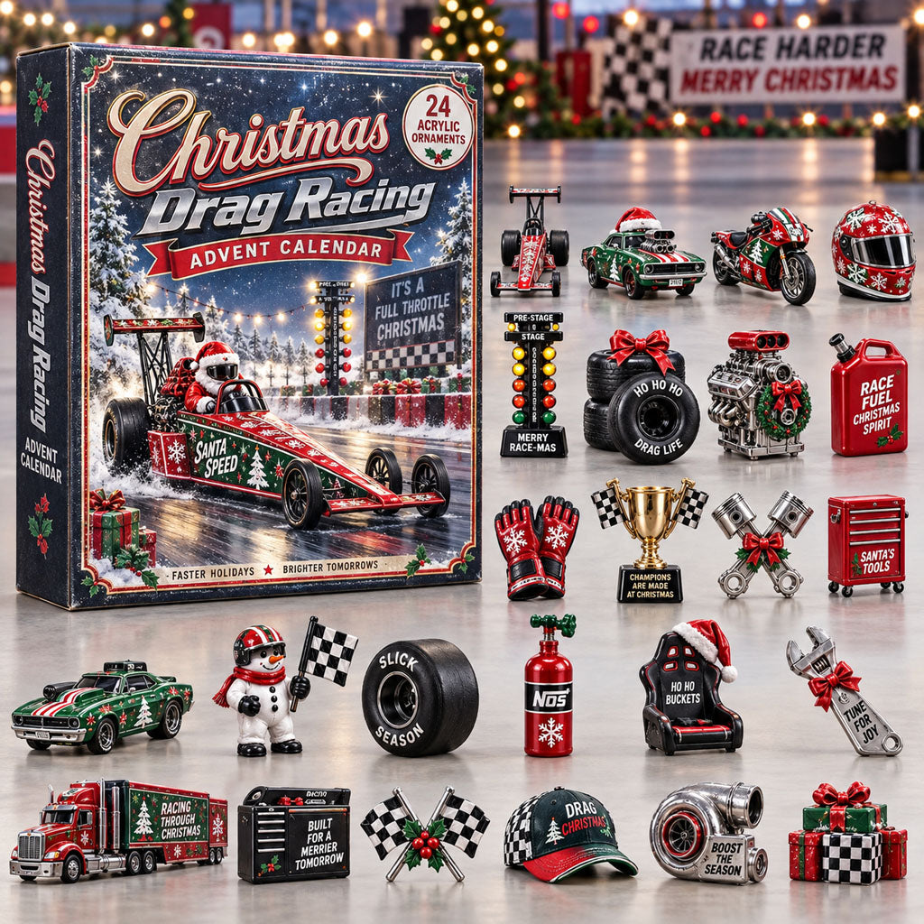 Christmas Drag Racing 24 Days Festive Countdown Advent Calendar 2026