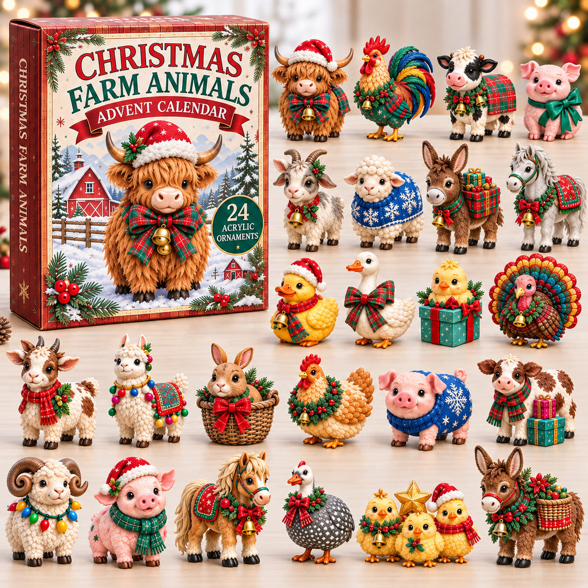 Christmas Farm Animals Limited Edition Advent Calendar 2026