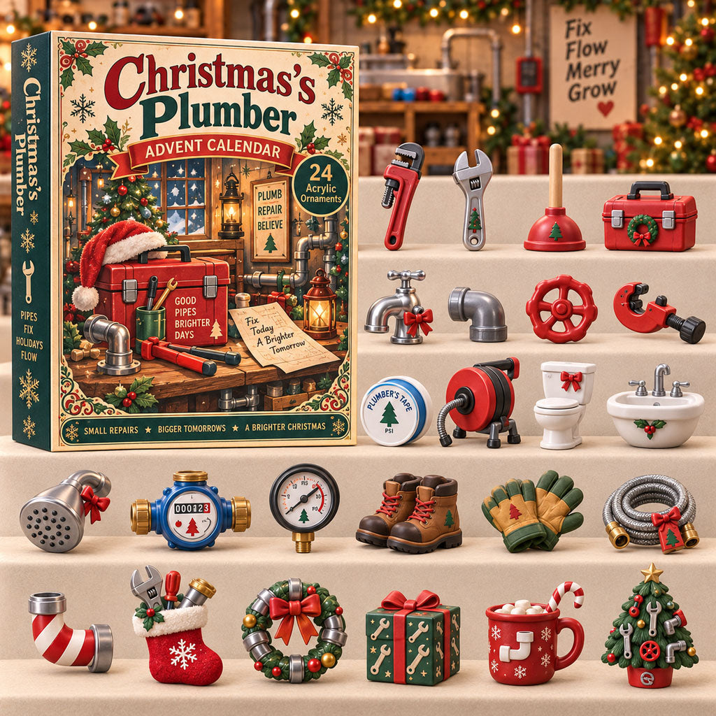 Christmas Plumber 24 Days Festive Countdown Advent Calendar 2026