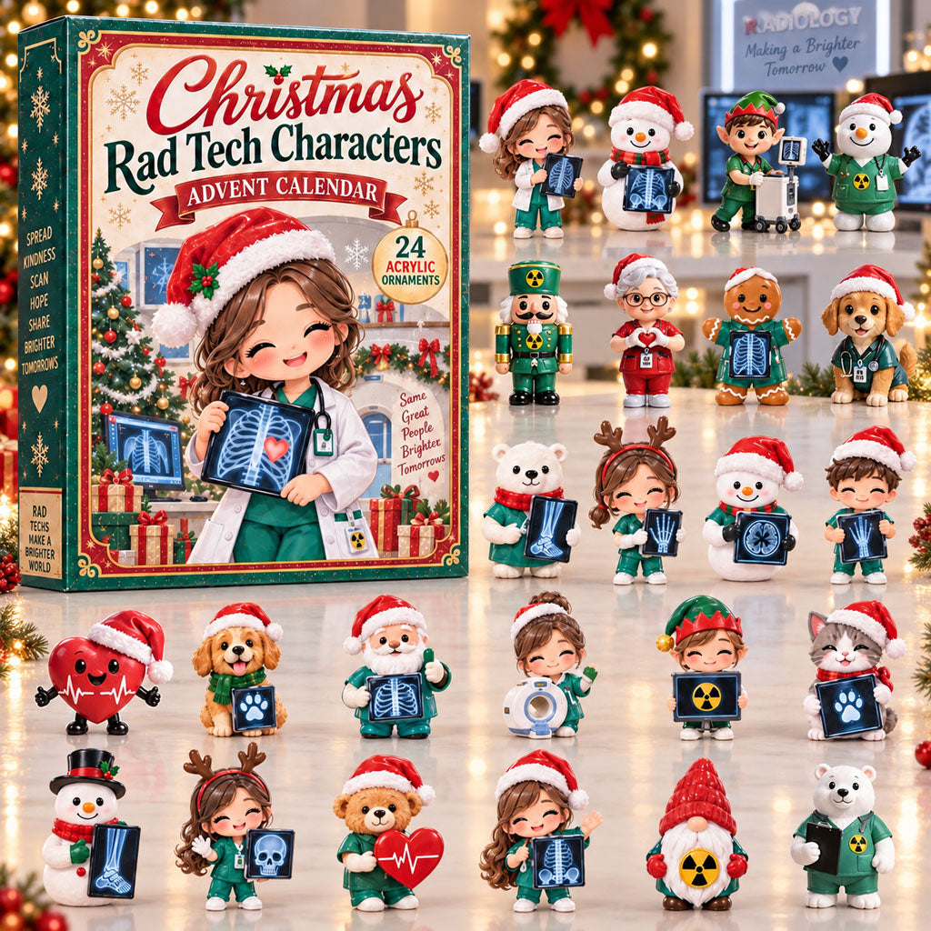 Christmas Rad Tech Characters 24 Days Festive Countdown Advent Calendar 2026