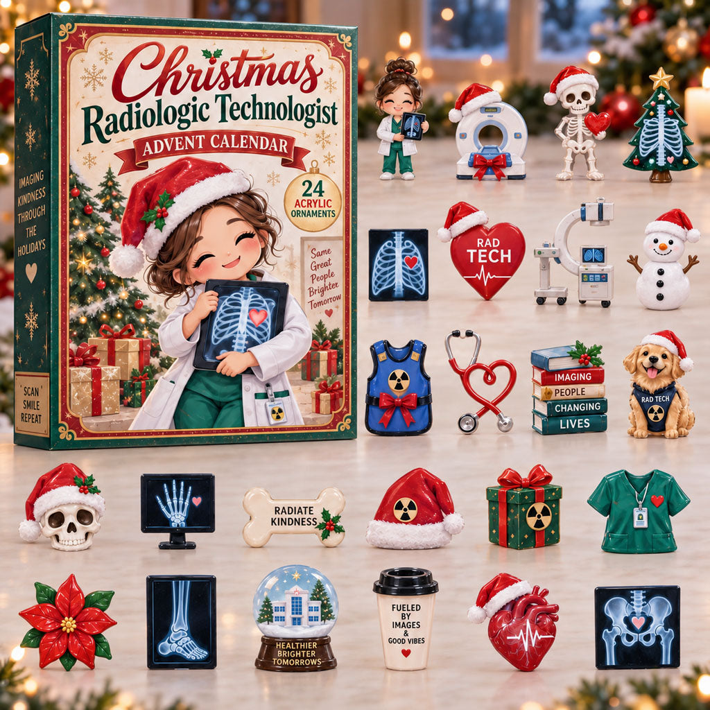Christmas Radiologic Technologist 24 Days Festive Countdown Advent Calendar 2026
