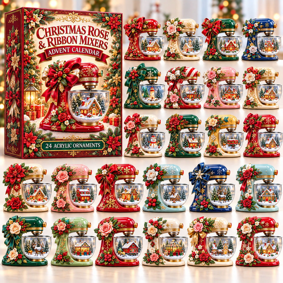 Christmas Rose & Ribbon Mixers Advent Calendar 2026