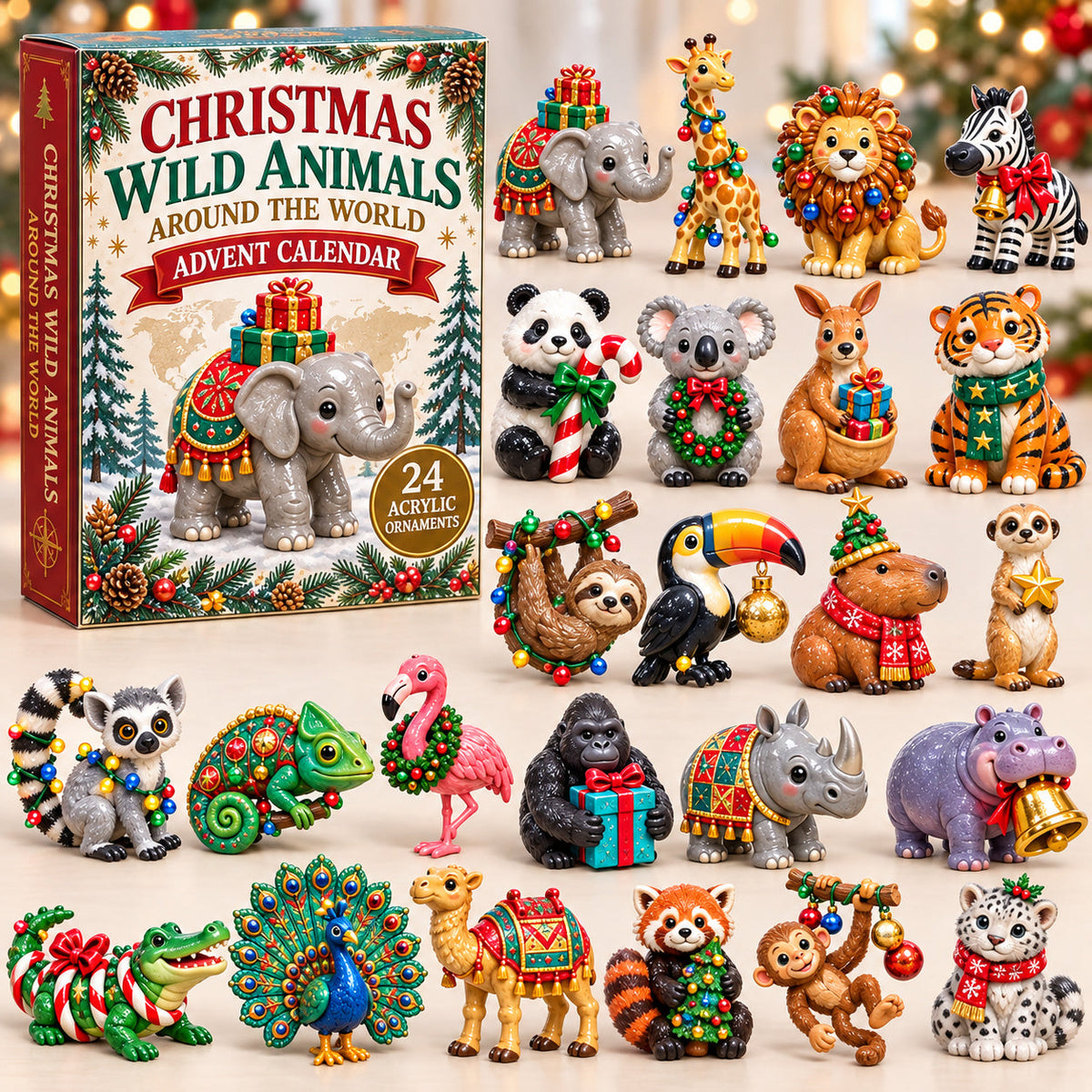 Christmas Wild Animals Advent Calendar 2026