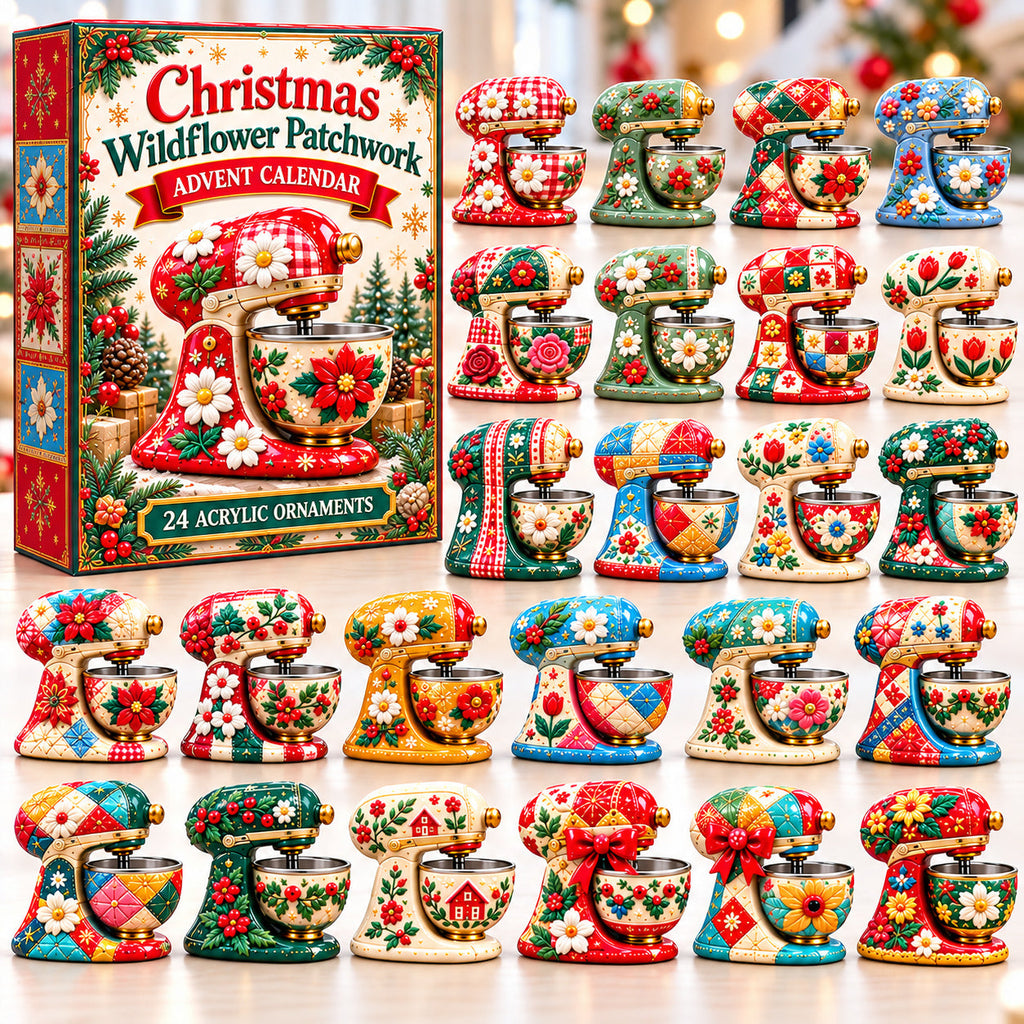Christmas Wildflower Patchwork Baking Mixer Advent Calendar 2026