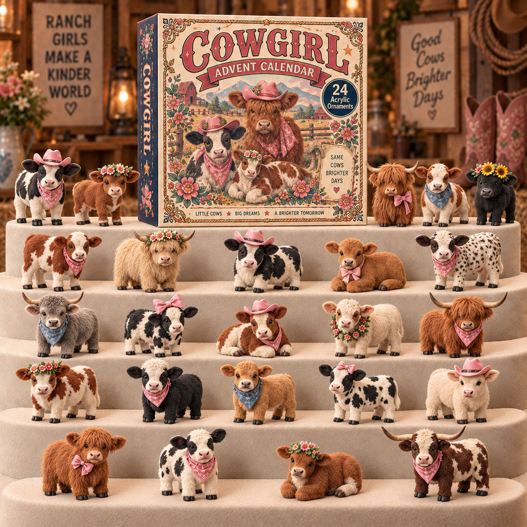 Cowgirl Cattle 24 Days Festive Countdown Advent Calendar 2026