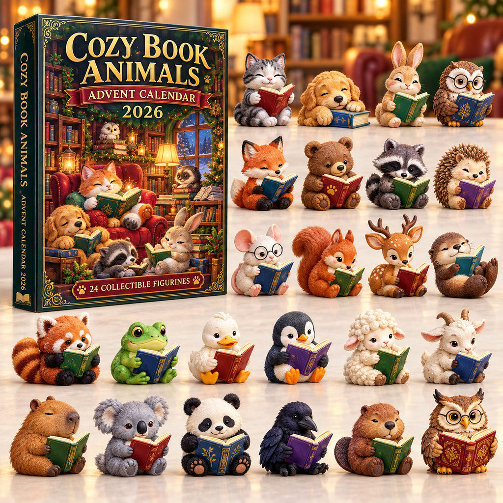 Cozy Book Animal Library Advent Calendar 2026