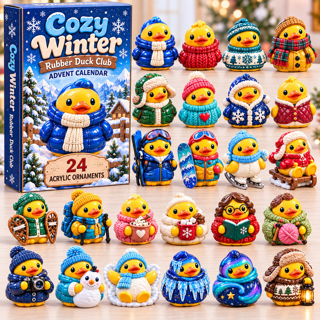 Cozy Winter Rubber Ducks Advent Calendar 2026