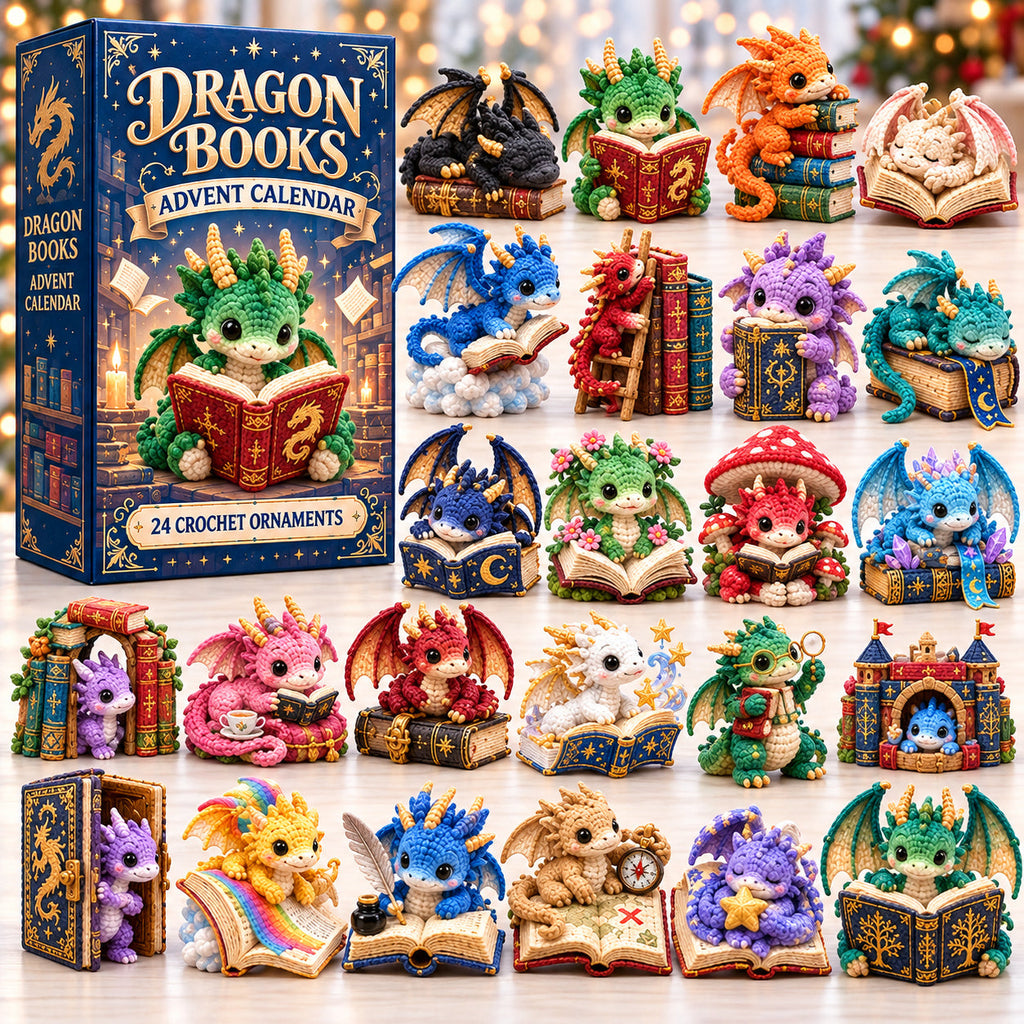 Crochet Dragon Books Advent Calendar 2026