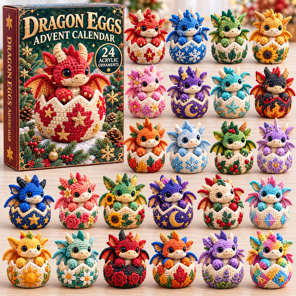 Crochet Dragon Eggs Limited Edition Advent Calendar 2026