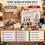 Crystal 2026 Advent Calendar - 24 Days Gemstone Gift Box