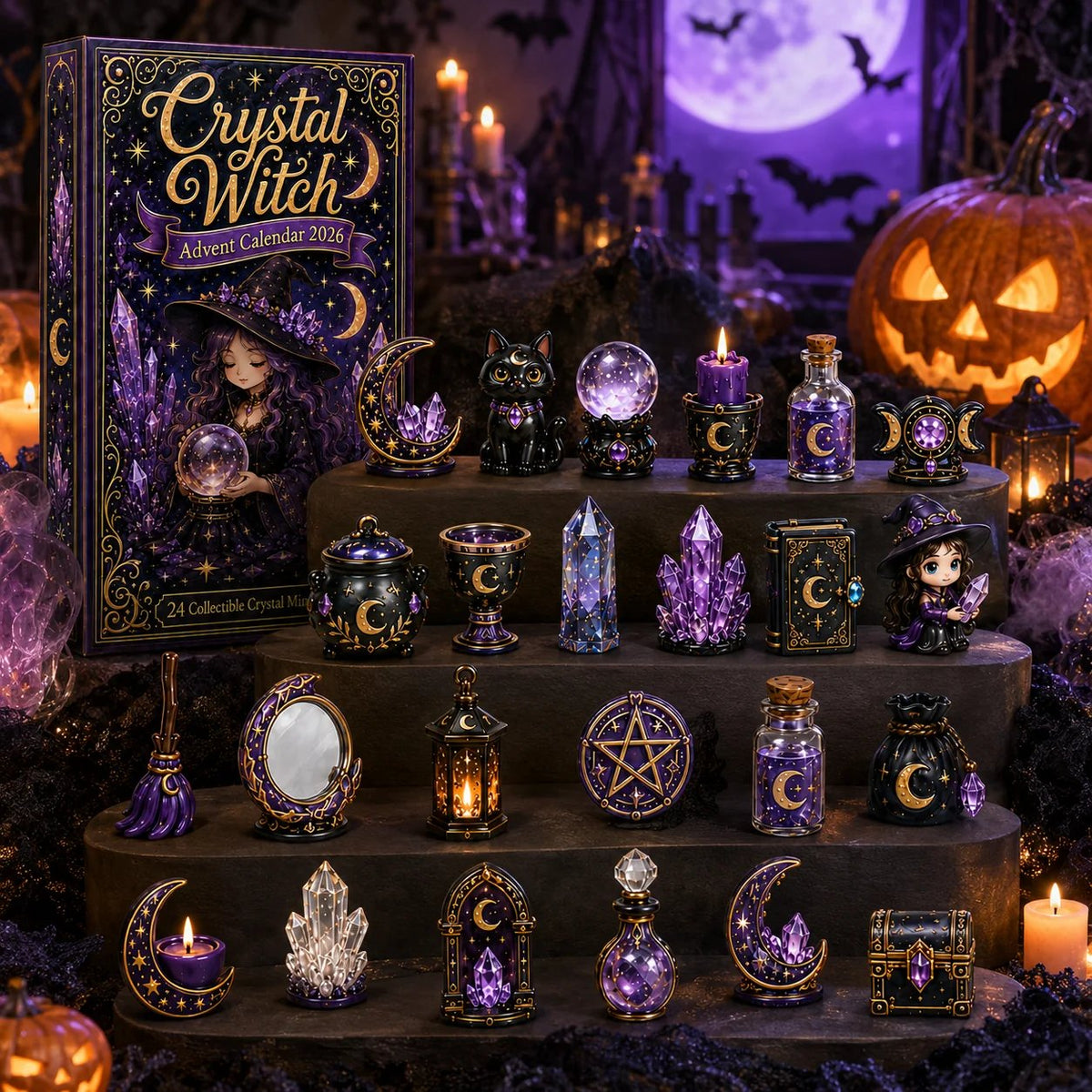 Crystal Witch 24 Days of Mystical Miniatures Advent Calendar 2026