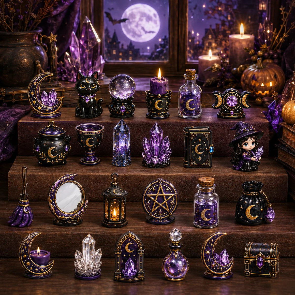 Crystal Witch 24 Days of Mystical Miniatures Advent Calendar 2026