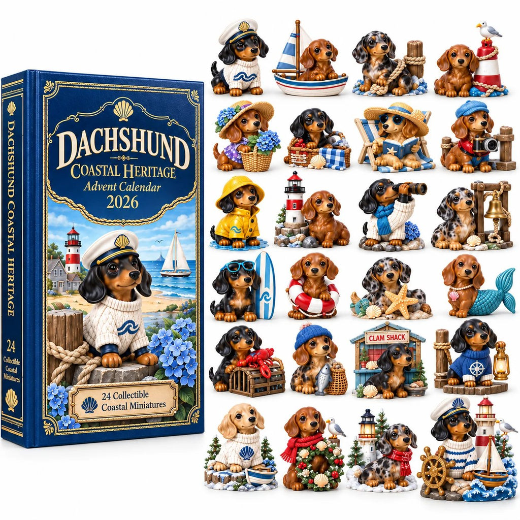 Dachshund Coastal Heritage 24 Days by the Sea Advent Calendar 2026