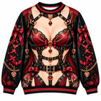 Dark Gothic Christmas Illusion Sweater