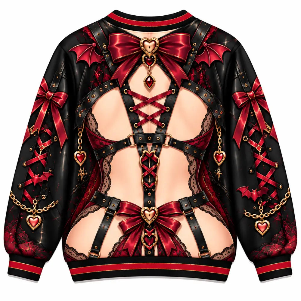 Dark Gothic Christmas Illusion Sweater