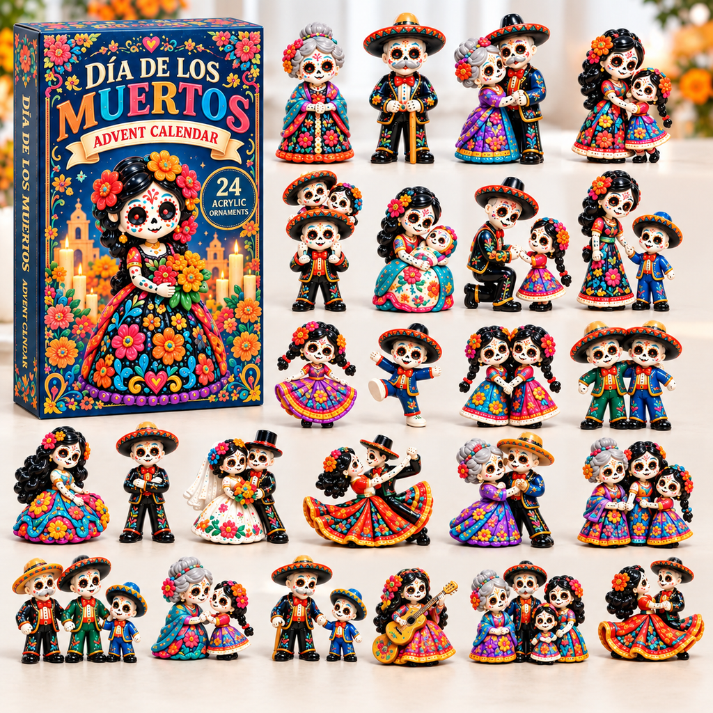 Día de Muertos Day Of The Dead Family Advent Calendar 2026